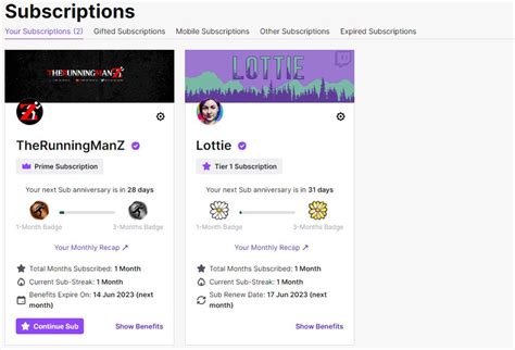 manage twitch subscriptions|Managing Subscriptions 